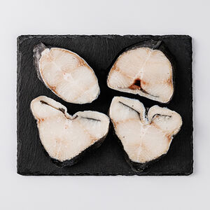 Угольная рыба черная треска стейк замороженный