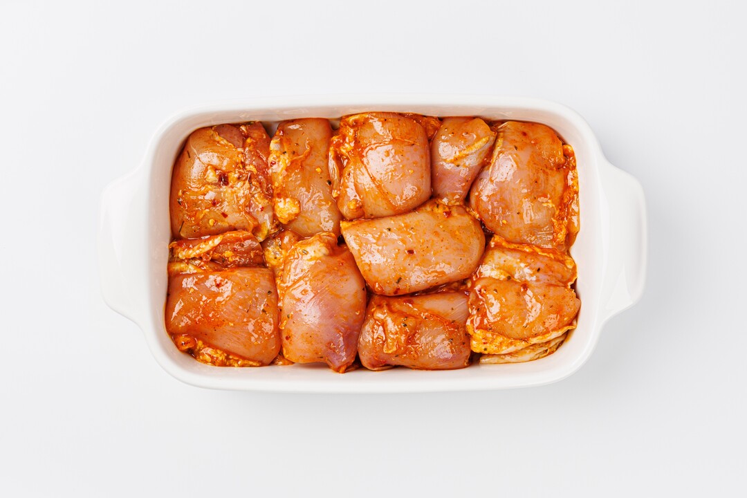 

Бескостное мясо бедра цб в маринаде Сладкий чили 750 г