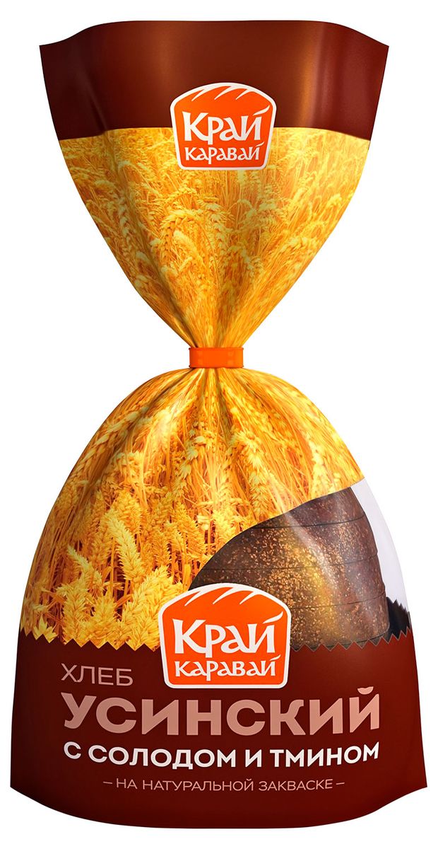 

Хлеб Край Каравай Усинский в нарезке