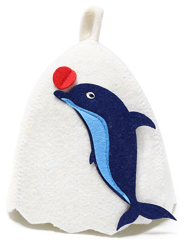 

Шапка банная ГлавБаня с аппликацией, 1 шт, дизайн в ассортименте