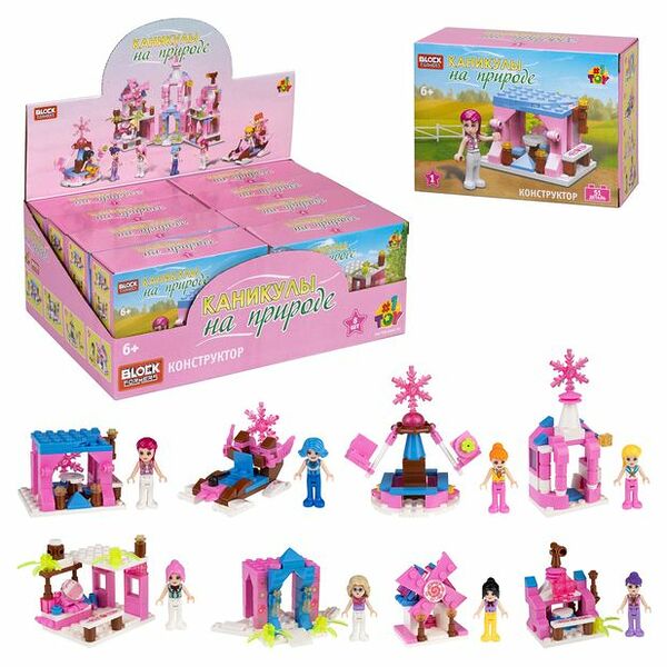 Конструктор 1Toy Blockformers Каникулы на природе, в ассортименте, 1 шт