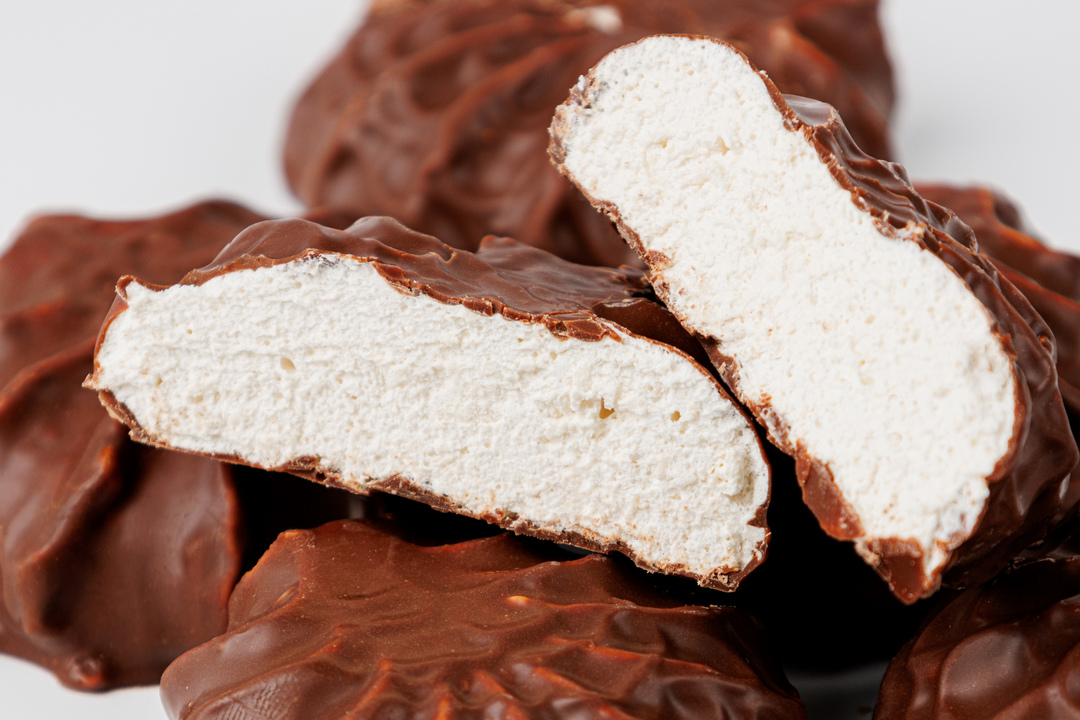 

Зефир кокосовый в молочном шоколаде, вес