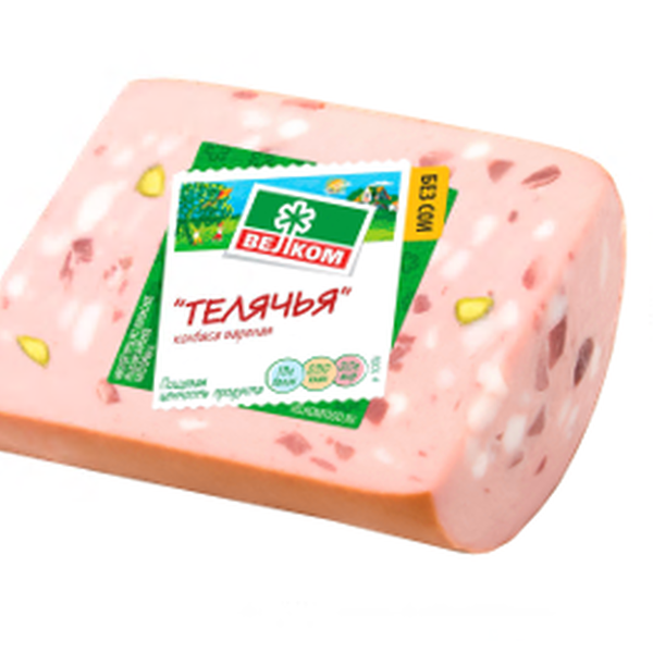 Колбаса Велком телячья варёная, 500 г