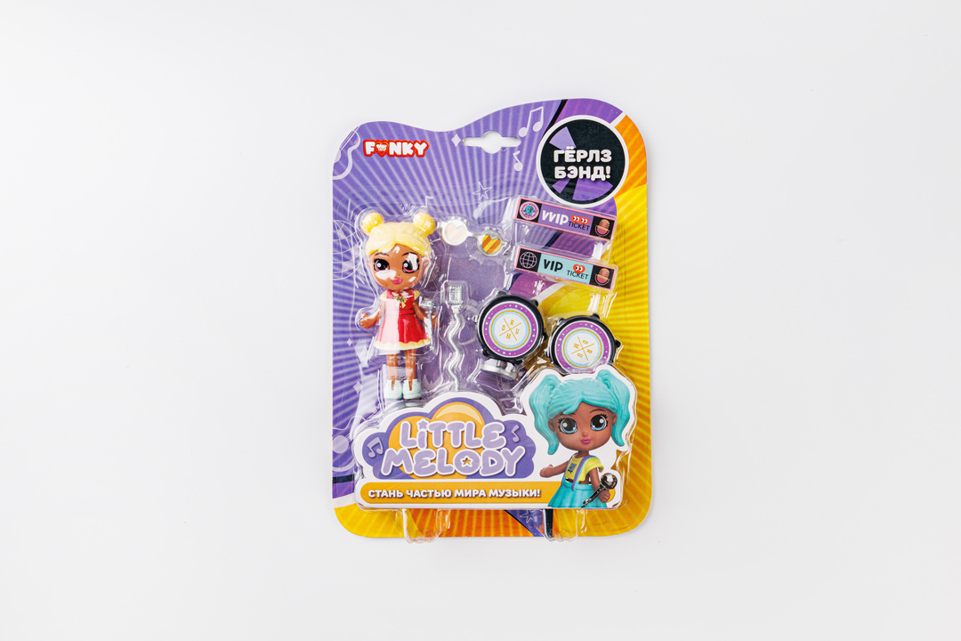 

Куколка Funky Toys с музыкальными аксессуарами