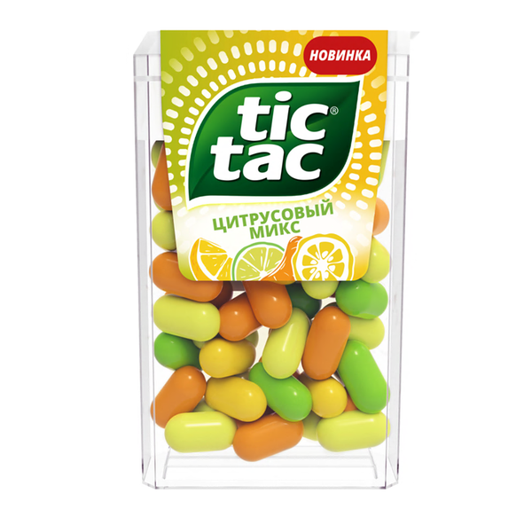 Драже Tic Tac Цитрусовый микс, 16г