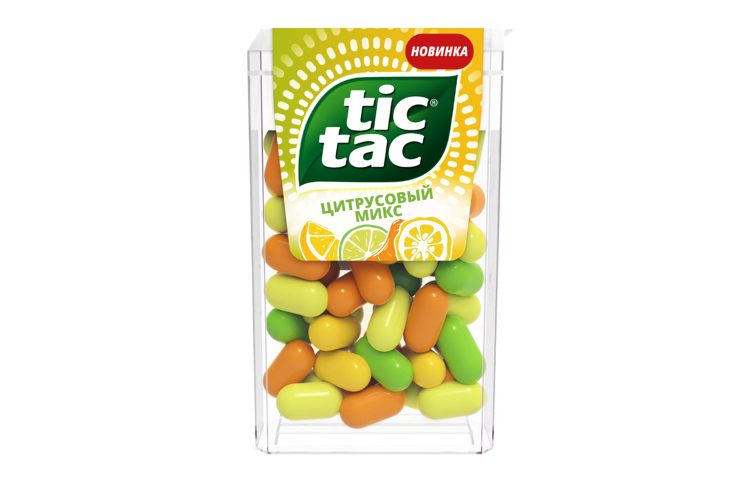 

Драже Tic Tac Цитрусовый микс, 16 г
