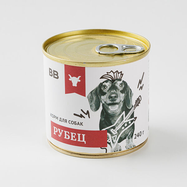 Корм влажный для собак Рубец