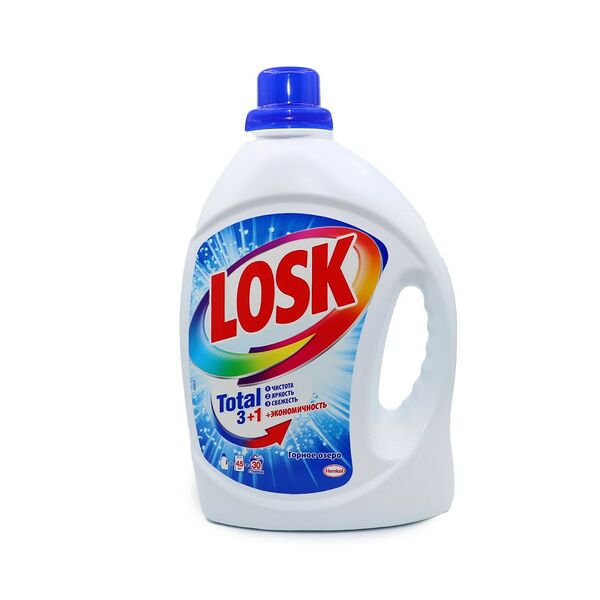 Средство для стирки жидкое гель Лоск Горное Озеро 1,95 л