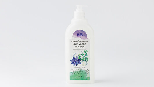 Гель-бальзам для мытья посуды и игрушек 