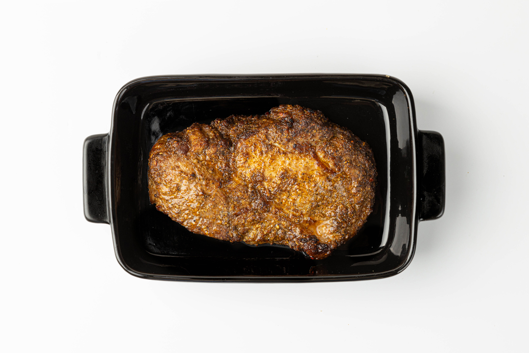 

Стейк свиной шеи в маринаде вес.