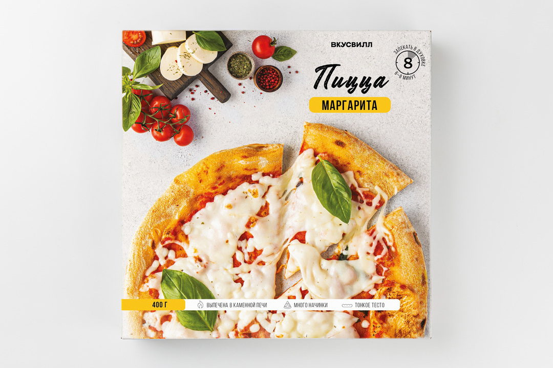 

Пицца ВкусВилл Маргарита 400 г
