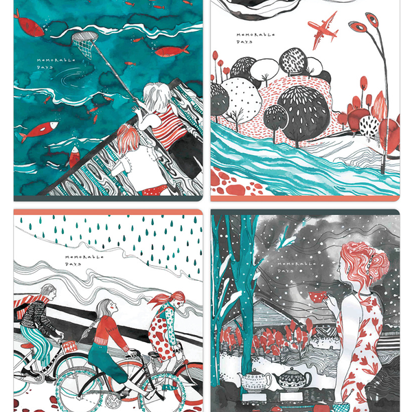 Тетрадь Greenwich Line Memorable day клетка, 48 листов 1 шт в ассортименте