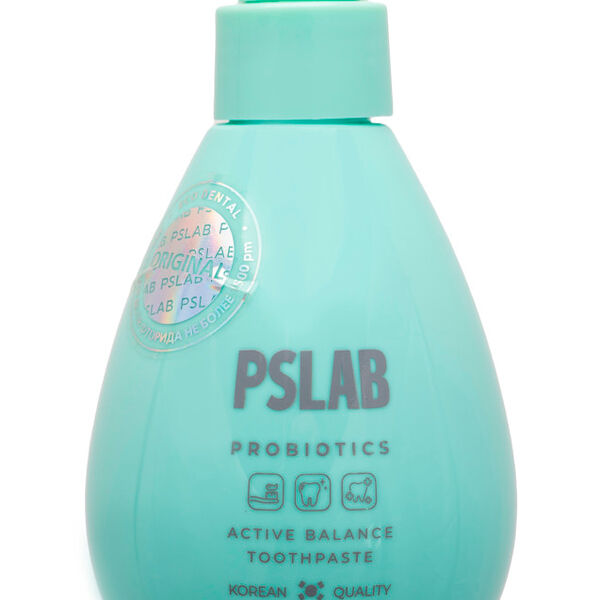 Зубная паста Pslab от кариеса с пробиотиками active balance