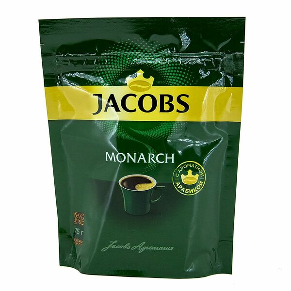 Кофе растворимый Jacobs Monarch Классический сублимированный 75г