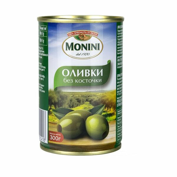 Оливки Monini без косточки 300 г