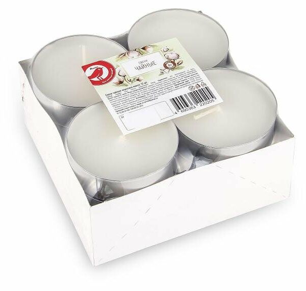 Свечи АШАН Красная птица чайные антимоскитные, 10 шт