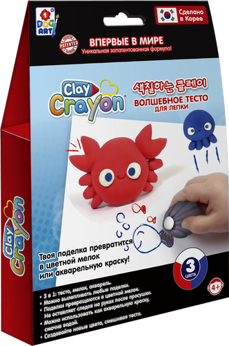 

Набор тесто-мелков 1TOY Clay Crayon в ассортименте