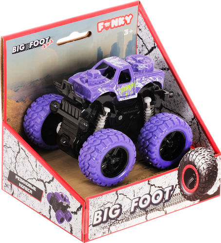 

Игрушка инерционная Funky Toys Машинка 4х4, фиолетовая