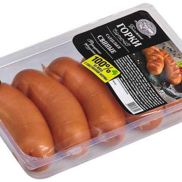 Сардельки свиные Ближние горки Гост, 580 г