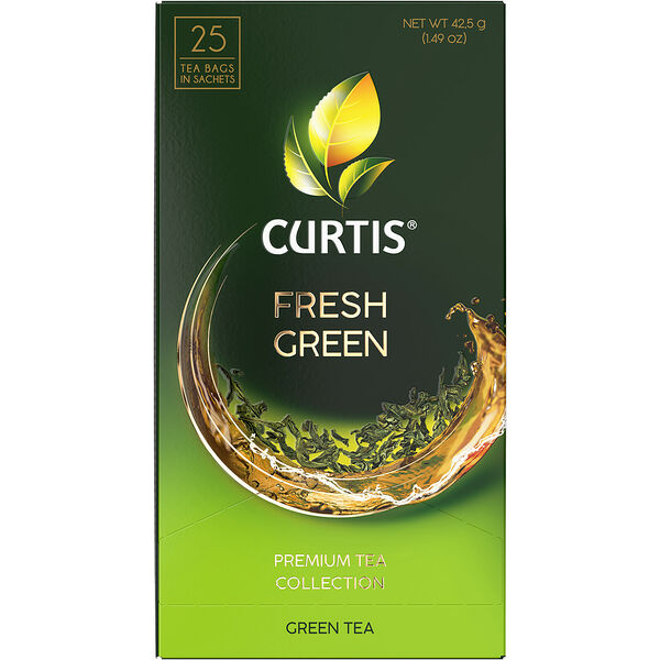 Чай Curtis Fresh Green 25 *1,7г сашет