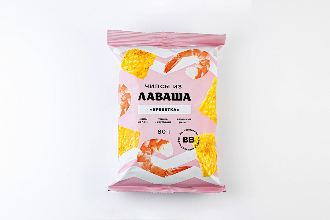 

Чипсы из лаваша Креветка 80 г