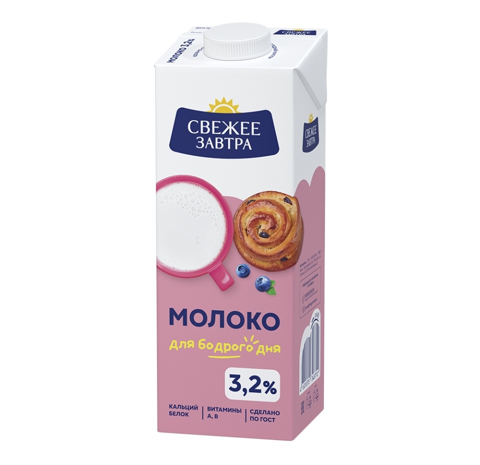 

Молоко ультрапастеризованное Свежее Завтра 3.2% 0.98 л