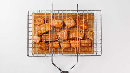 Семга шашлык в маринаде Горчица, соевый соус, мед зам., 500 г Продукт замороженный