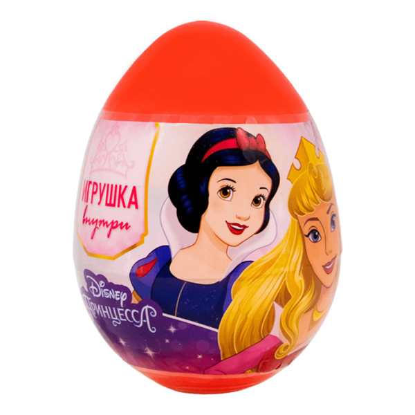 Игрушка Конфитрейд Яйцо с игрушкой Дисней Принцессы Херри Магик пластмасса 6,5x6,5x9 см