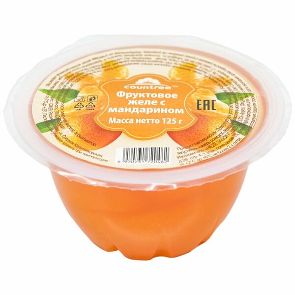 Желе Countree фруктовое с мандарином 125 г