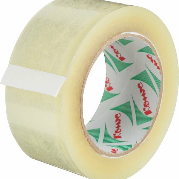 Клейкая лента упаковочная Комус 50мм х 100м 50мкм прозрачная