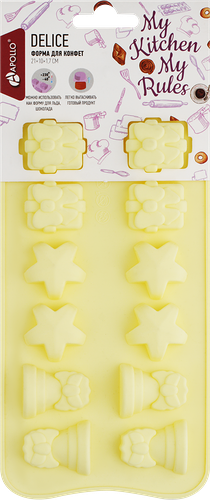 Форма для конфет APOLLO Delice, силикон Арт. DEL-01-L, в ассортименте