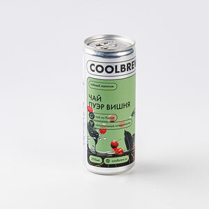 Напиток чайный CoolBrew Пуэр со вкусом вишни 250 мл