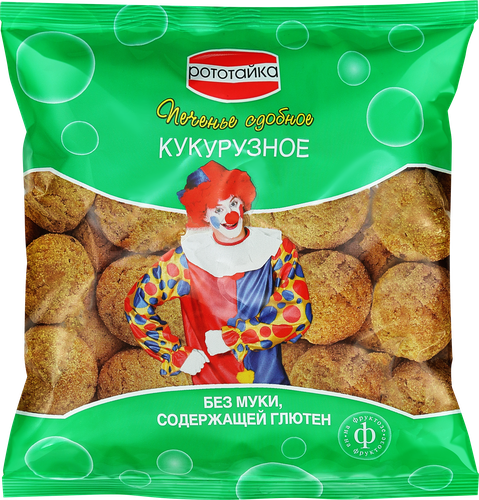 

Печенье Рототайка кукурузное на фруктозе без глютена 200 г