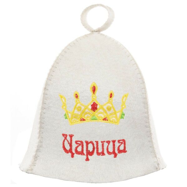 Шапка для бани Царица Эко, войлок