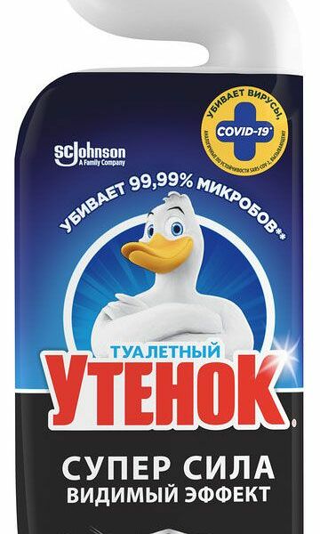 Чистящий гель для унитазов Туалетный утёнок Супер Сила Видимый эффект