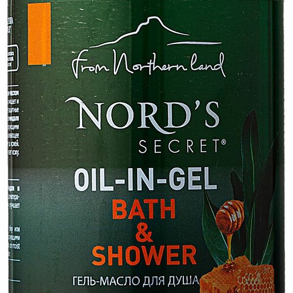Гель для душа Nord's Secret Миндаль и альпийский мед, 400 мл