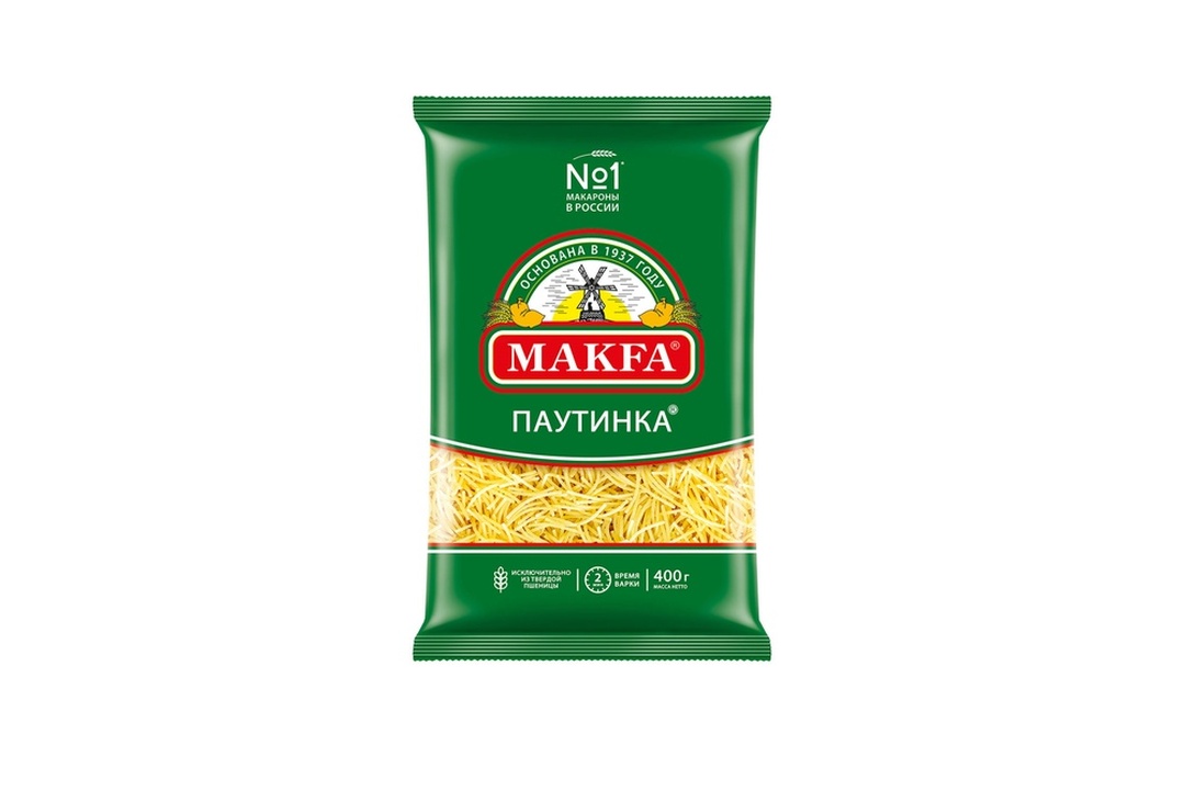

Макаронные изделия Makfa Вермишель паутинка 400 г