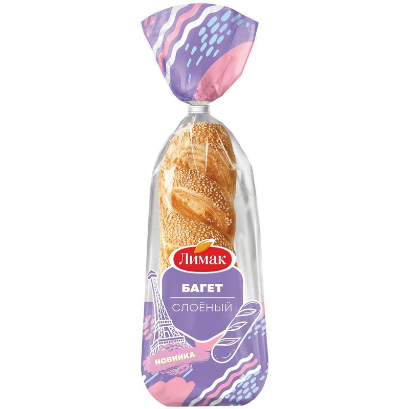

Багет Лимак слоёный 160 г