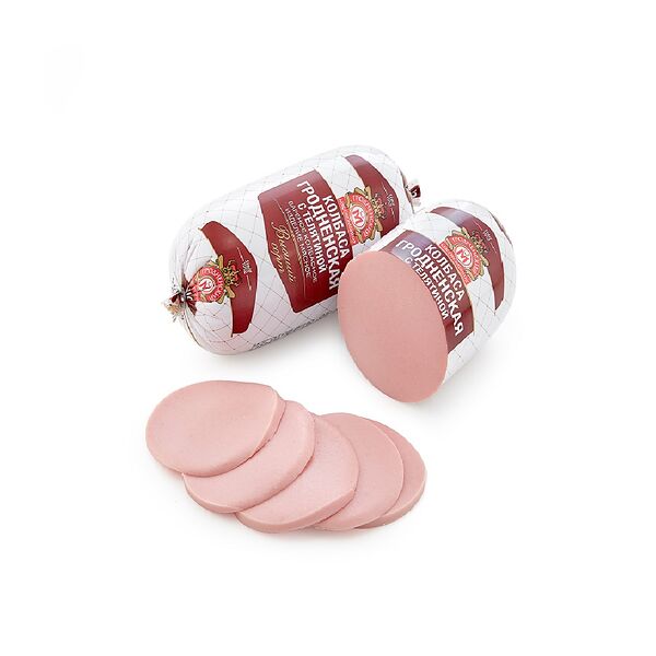 Изделие колб. Колбаса Гродненская с телятин. вар. в/с 400г Гродненский МК