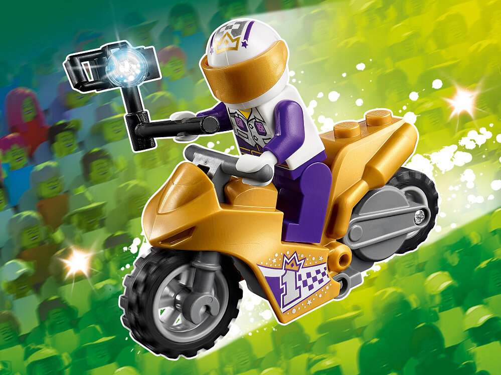 

Конструктор Lego City Трюковый мотоцикл с экшн-камерой