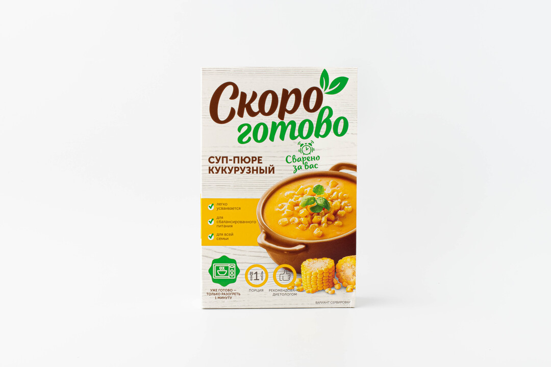 

Суп-пюре Скоро готово кукурузный 250г