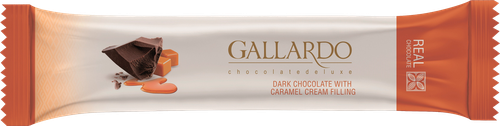 

Шоколад Gallardo горький с карамельной начинкой 25 г