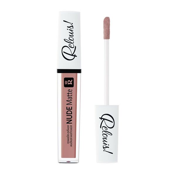 Матовая жидкая помада для губ Relouis Nude Matte т. 28