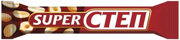 Батончик Степ Super нуга, арахис и карамель, 65 г