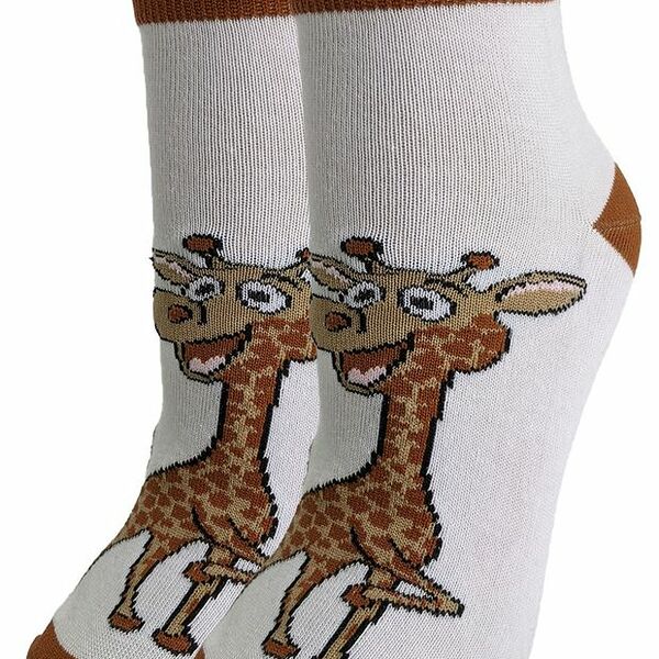 Носки женские Cinema by opium Жираф белый/рыжий, р. 23