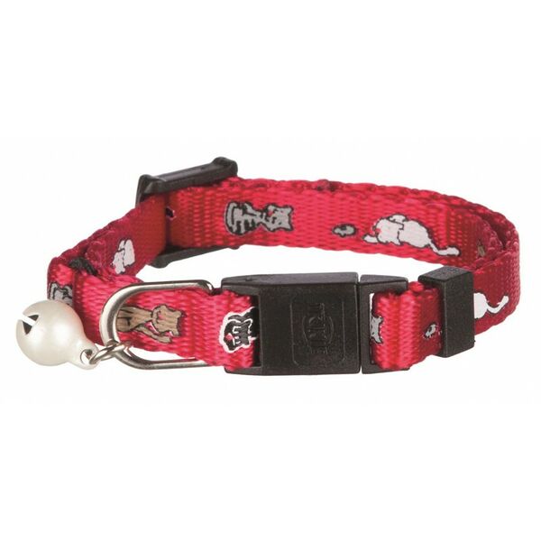 Ошейник для котят, нейлон с рисунком 17,5х1 см