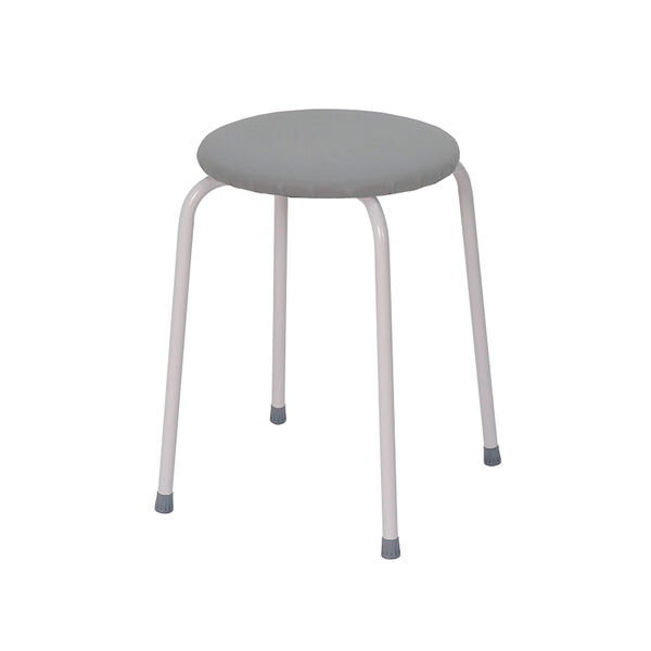 Табурет круглый Пенёк крепкий 220, цвет сиденья серый, 48.5х48.5х47 см