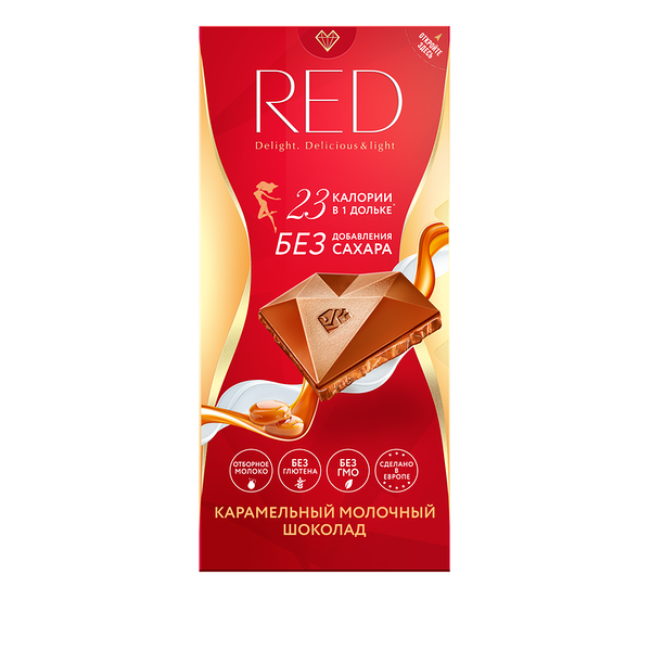 Шоколад RED Карамелизованный белый 85г