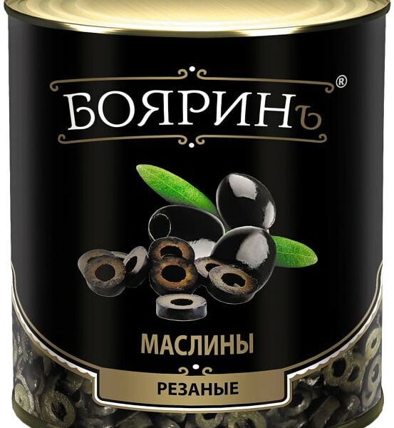 Маслины Бояринъ резаные 3.1л