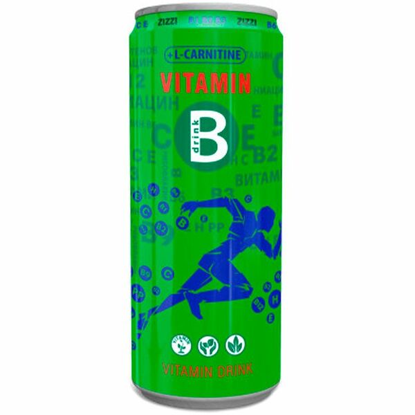 Витаминизированный напиток ZIZZI Vitamin B газированный